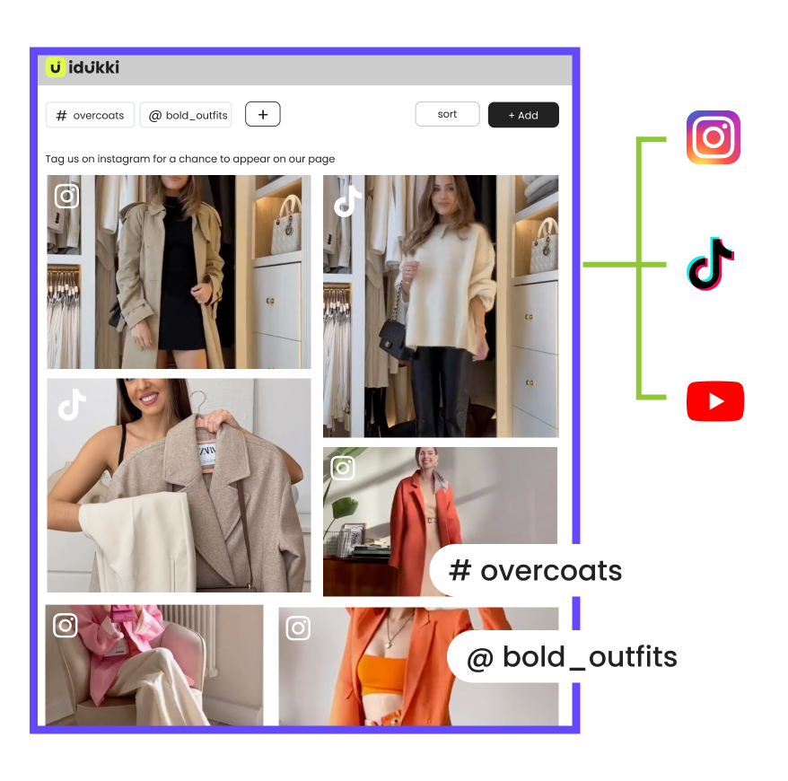 Transform UGC into shoppable content on your website